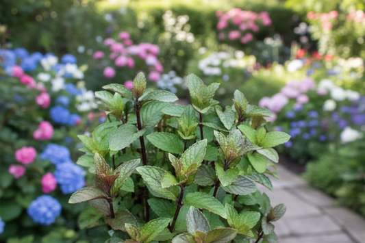 2 Chocolate Mint Live Plants Organic Peppermint Mint Herb 7 to 9 Inch Rooted Plants Free Shipping Without Pot