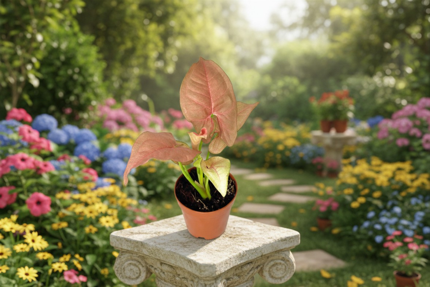 Syngonium Neon Pink Live Plant 2 Inch Pot Pink Arrowhead Plant Rare Syngonium Houseplant Indoor Plant Gift
