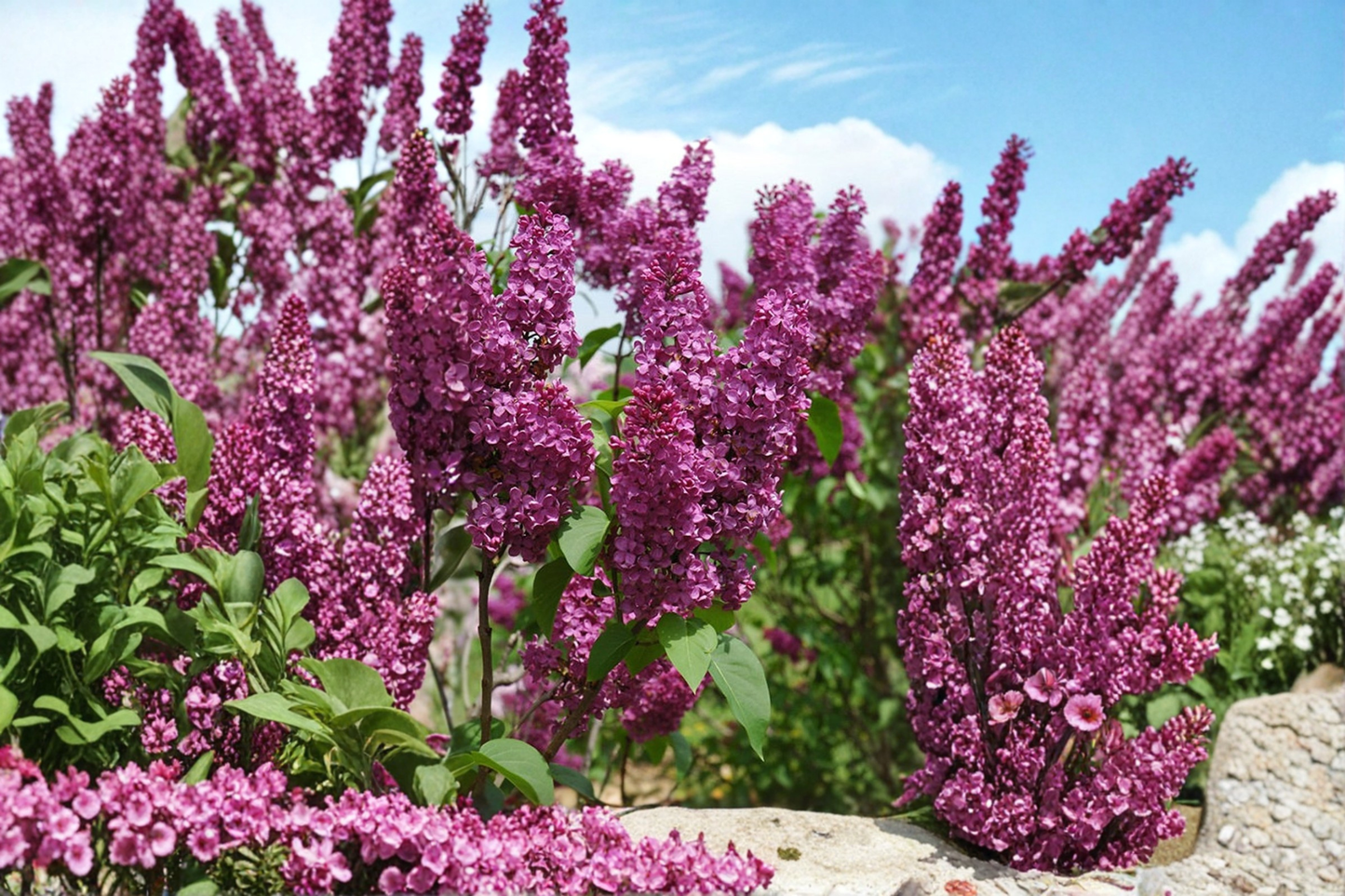 Ludwig Spaeth French Lilac Live Plant 1 Gallon Pot – Syringa vulgaris Deep Purple Flowering Shrub Spring Garden Hedge
