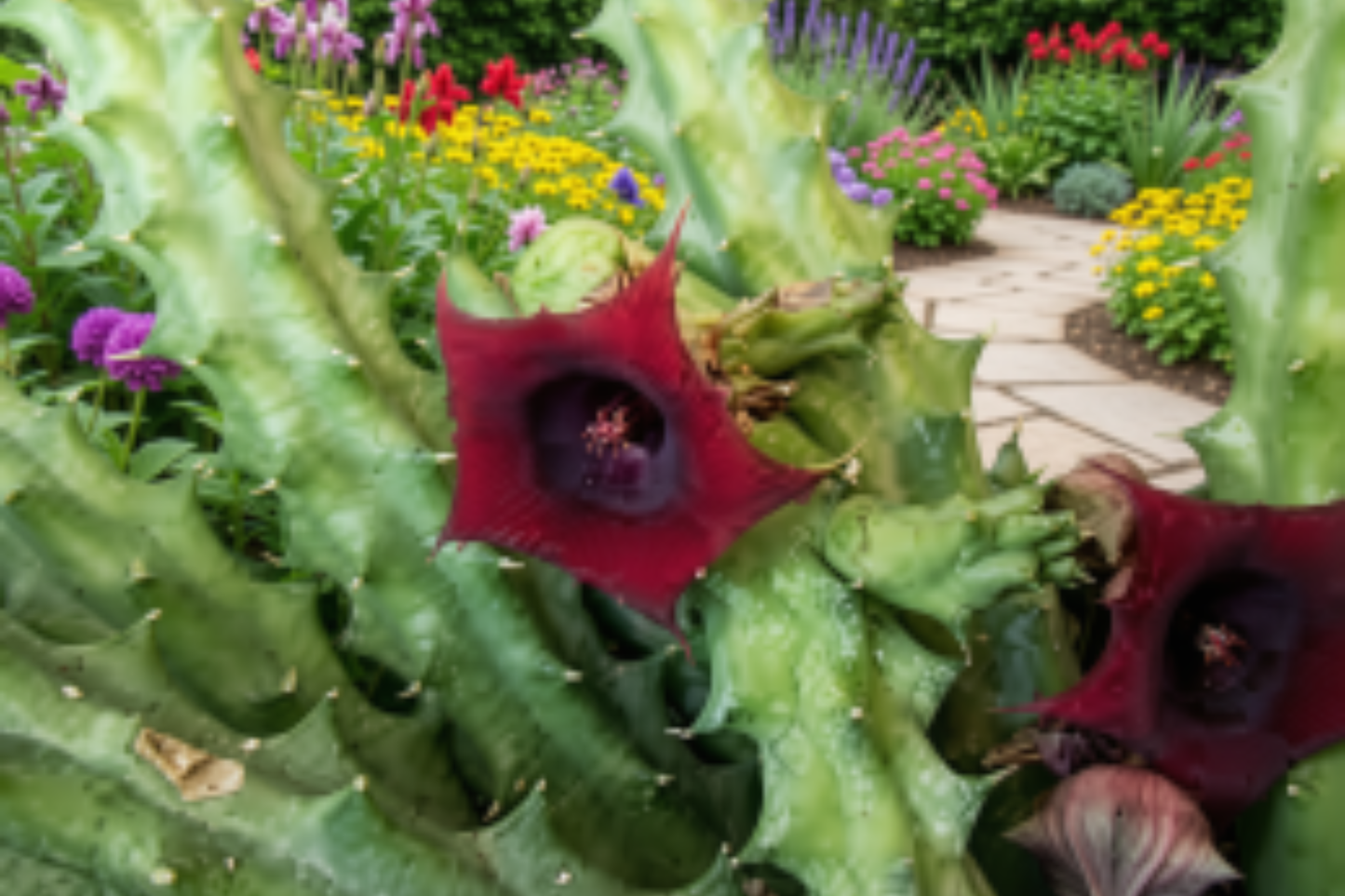 Red Dragon Huernia Live Rooted Succulent Plant in 3 Inch Pot – Huernia schneideriana