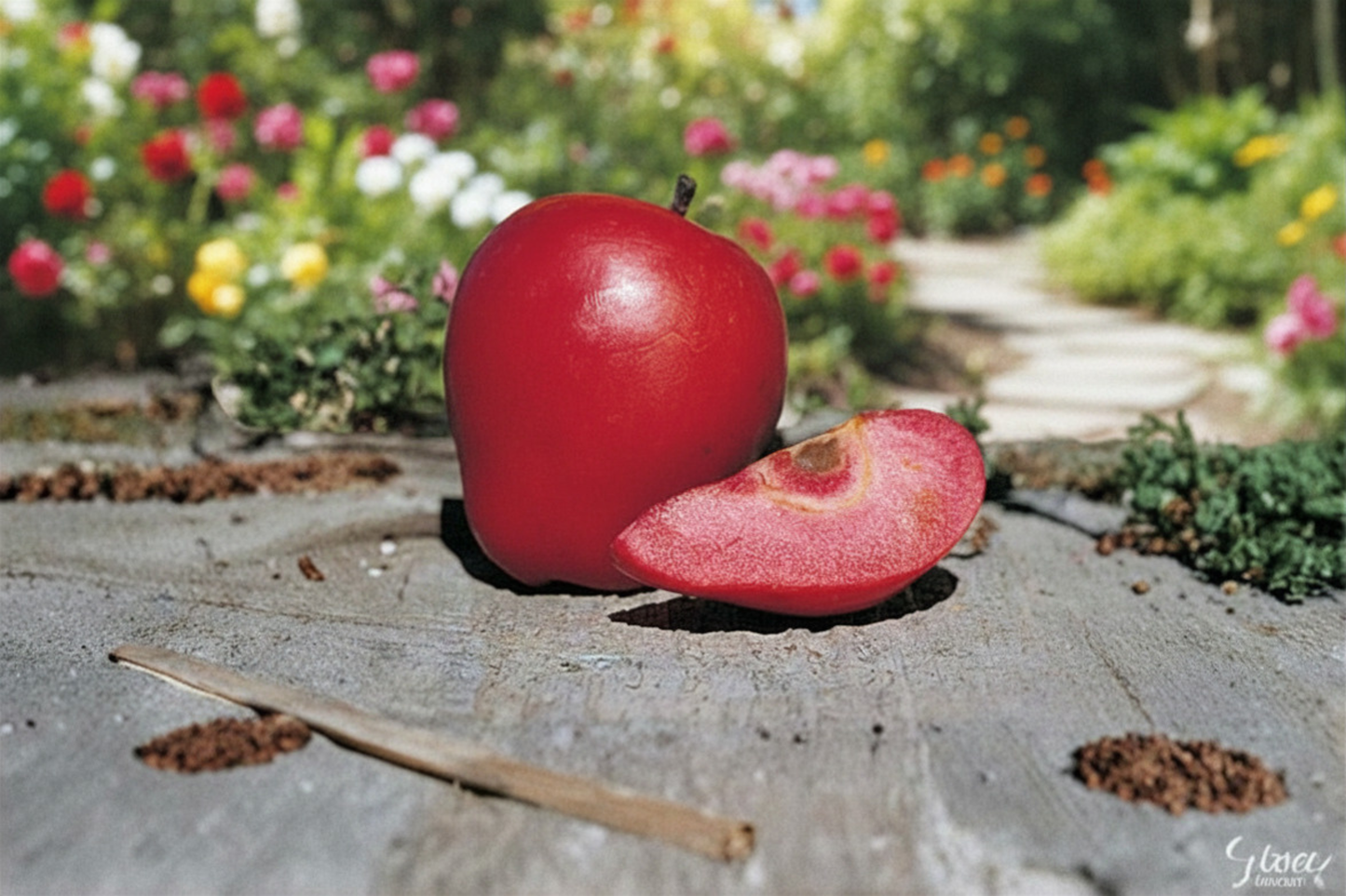 Redlove Calypso Apple Tree Grafted Live Plant 1 Gallon Potted Semi Dwarf Apple Tree 4ft Tall Ready to Plant