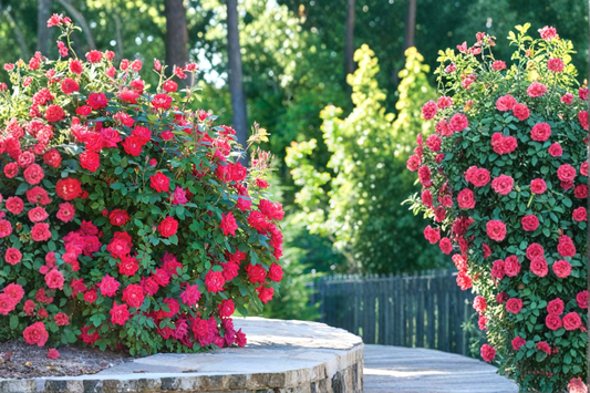 Double Knock Out Red Rose Plant 1 Gal – Live Bush with Double Blooms for Garden Landscaping Easy Care Outdoor Shrub Rose