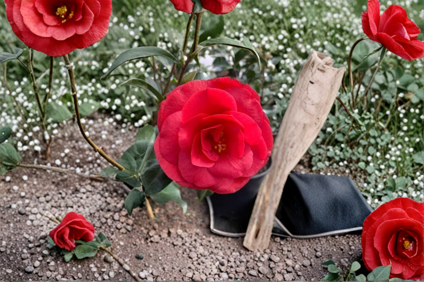 Japanese Camellia ‘Christmas Beauty’ 3 Gallon – Camellia japonica Red Evergreen Flowering Shrub