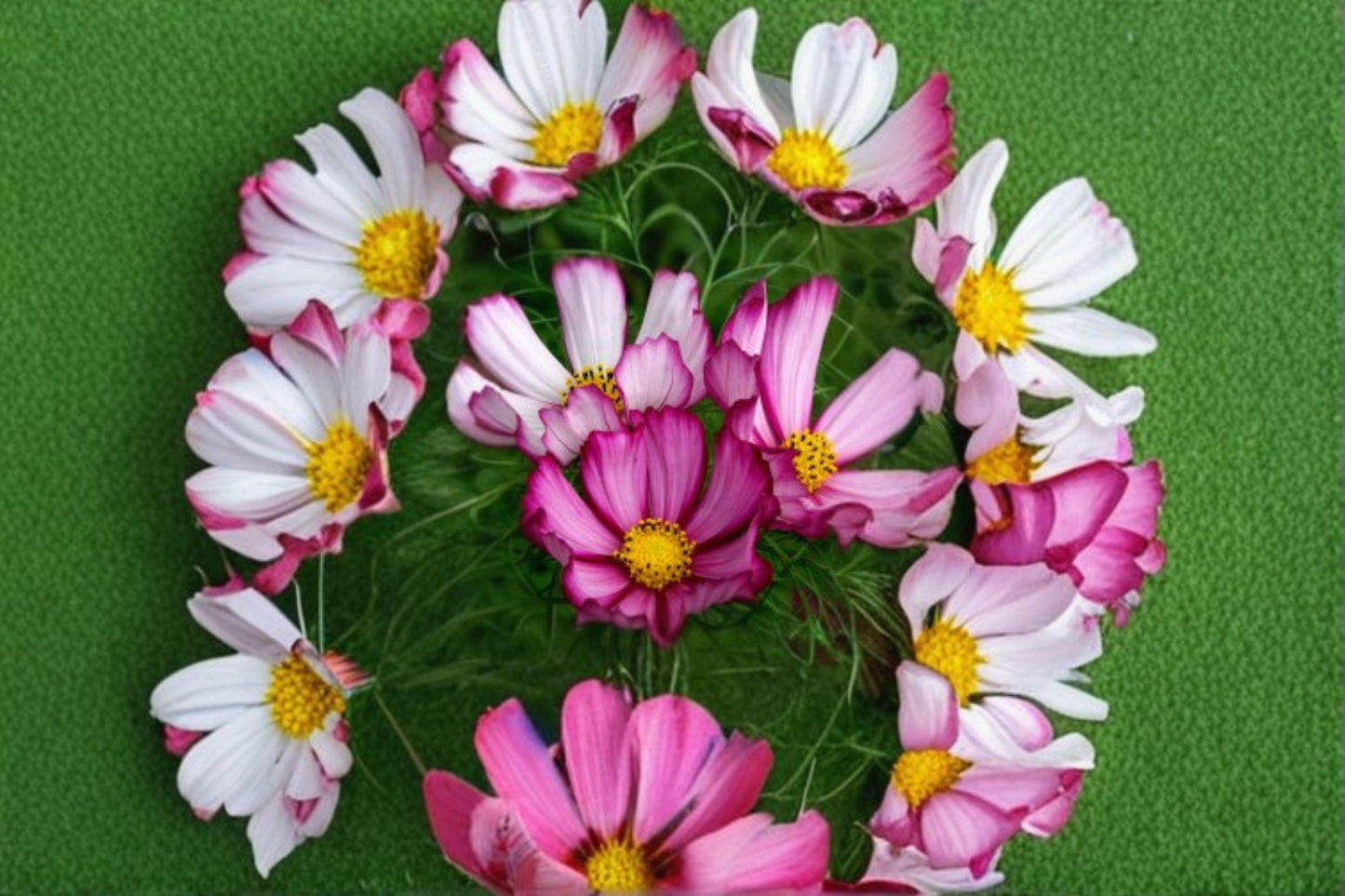 Cosmos Dazzler Seeds: Magenta-Pink Blooms, Pollinator Garden (100 Seeds)