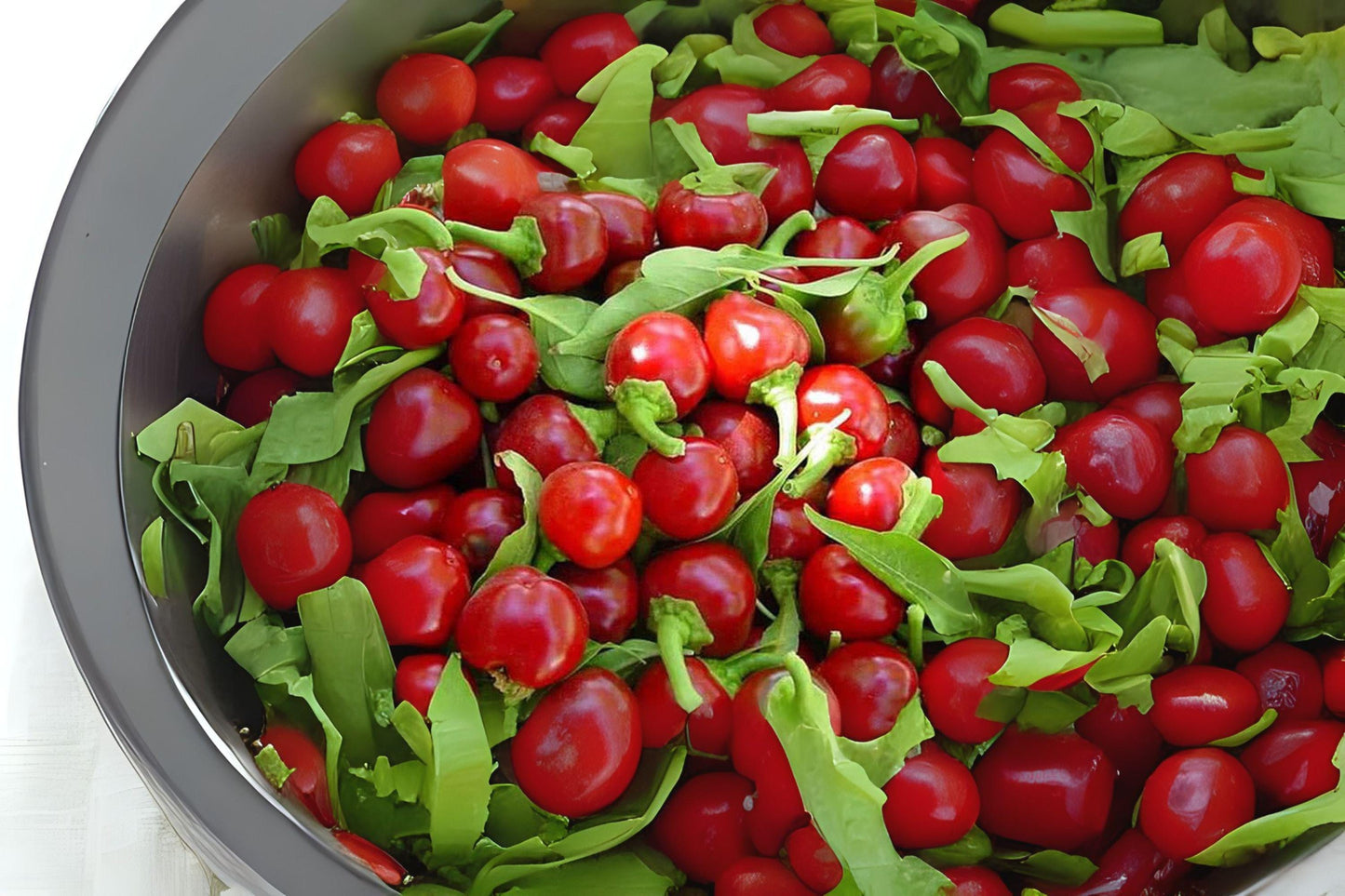 Hot Cherry Pepper Seeds: Heirloom Spicy Red Chili (250 mg)