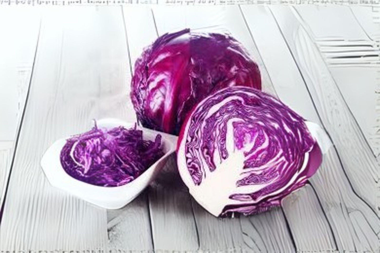 Red Acre Cabbage Seeds: Heirloom Variety, Early Harvest (250 Seeds)