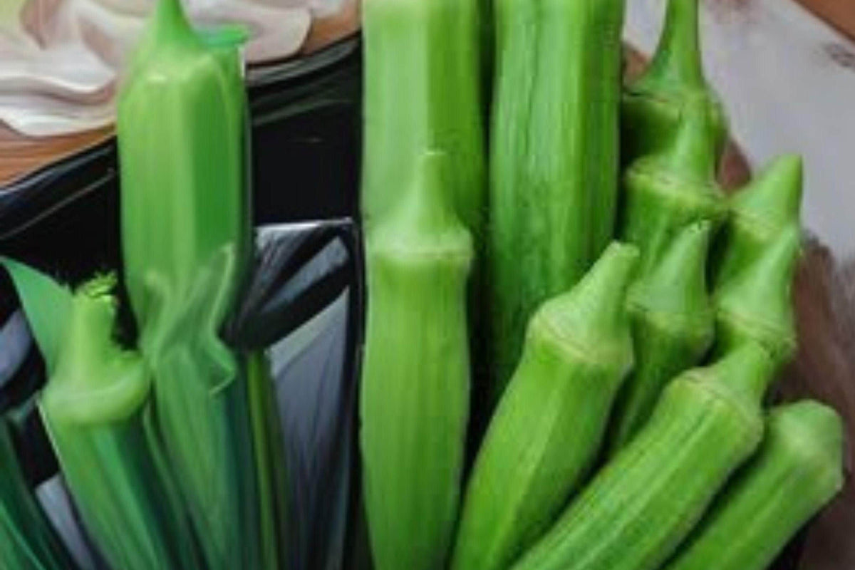 85 Seeds Okra Clemson Spineless – Heirloom Tender Green Pods, High Yielding Garden Favorite