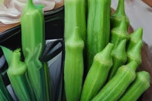 85 Seeds Okra Clemson Spineless – Heirloom Tender Green Pods, High Yielding Garden Favorite