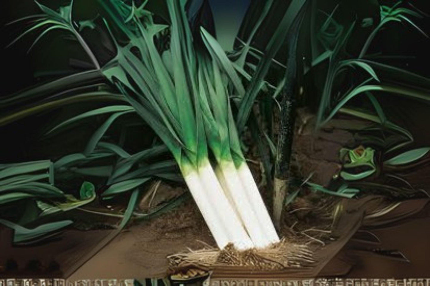 150 American Flag Leek Seeds – Heirloom Vegetable, Easy Garden Growing