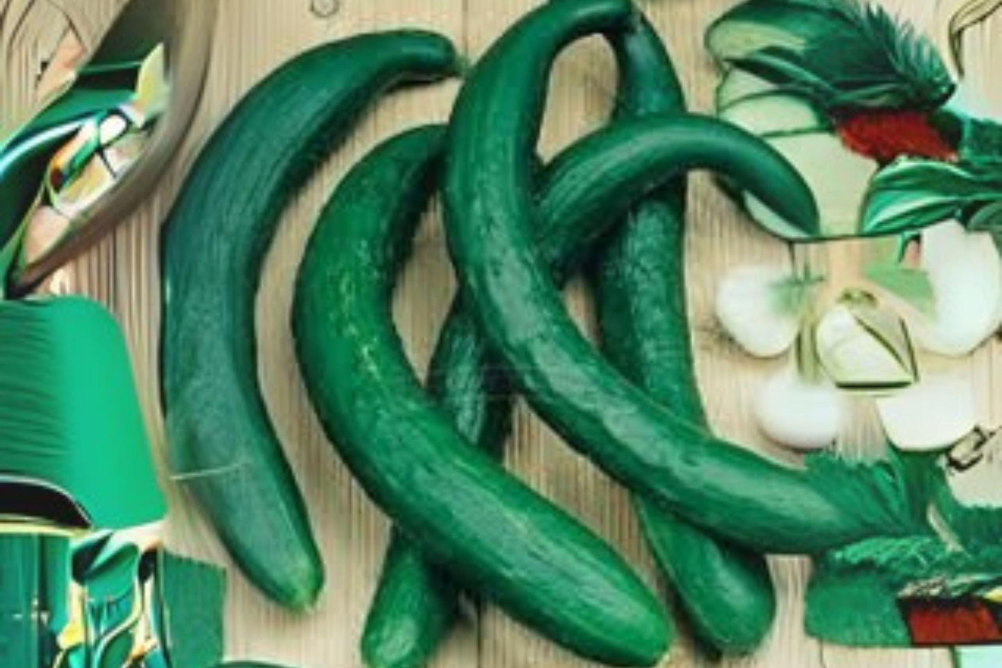 Chinese Snake Cucumber Seeds: Heirloom Variety for Salads & Stir-Fries