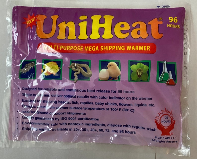 96 Hours Heat Pack for Plants – Essential Winter Shipping Add-On – Keeps Plants Warm During Transit – Plant Protection