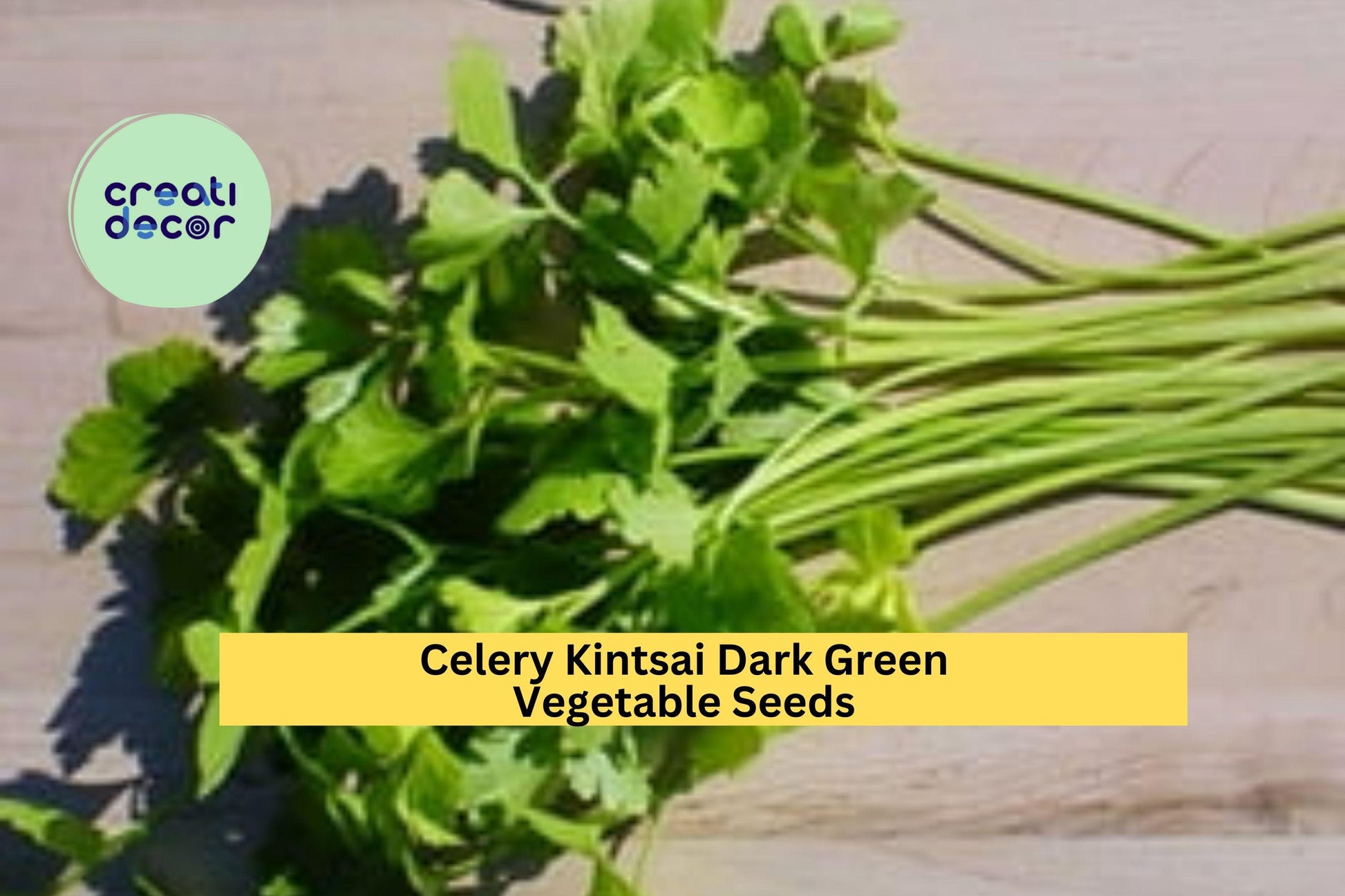 Chinese Celery Kintsai Dark Green Seeds – 500mg for Planting, Heirloom Variety, Aromatic & Tender, High Yield, Garden Container