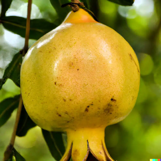White Pomegranate Cuttings, Punica granatum, 10 Hardwood Stems, 8-10", USDA Zones 8-11