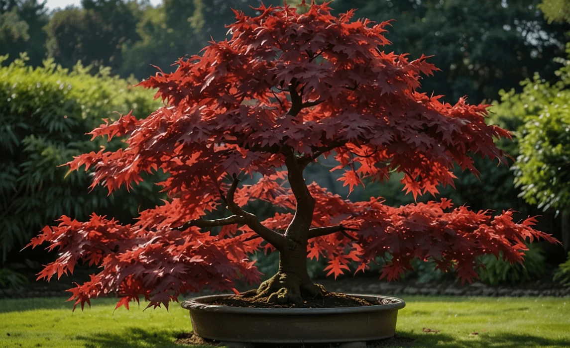 3 Dormant Japanese Maple Seedlings - Acer palmatum 'Bloodgood' - 8-10” Tall - Stunning Red Foliage - Ideal for Bonsai & Gardens
