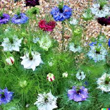 500 Love in a Mist Flower Seeds (Nigella damascena) | Persian Jewels Mix, Annual, Vibrant Colors, Easy to Grow, Garden Flowers