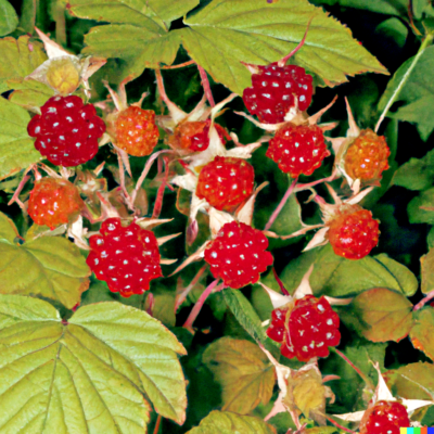 50 Thimbleberry Seeds (Rubus parviflorus) – Flowering Raspberry, Sweet Berry Fruit, Hardy Bush, Easy to Grow, Edible Fruit for Garden