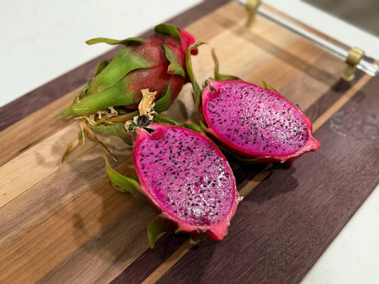 2 Red Dragon Fruit Cuttings 9–14" | Physical Graffiti Variety | Hylocereus Hybrid | Sweet Flesh, Fast Grower, Rare Edible Cactus