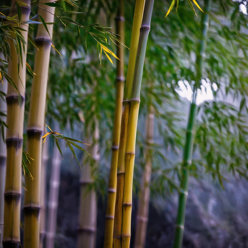 Bamboo Seeds - 50 Pack - Clumping Privacy Plant - "Black Stripe" - Perfect for Shade Screen - Garden Use