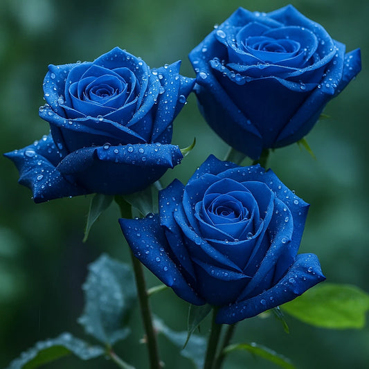 Blue Rose Seeds - 20 Seeds - Unique Color Rose Variety for Home Decor - Rosa spp.
