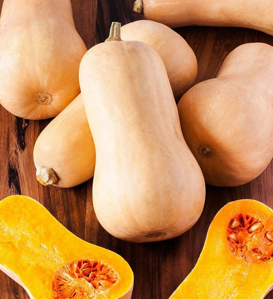 Butternut Winter Squash Seeds - 10+ Non-GMO Heirloom Variety - Fresh Garden Seeds (Cucurbita moschata)