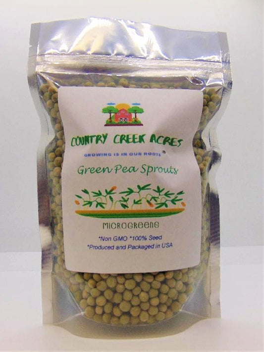 Green Pea Seeds 12 oz, Sweet Variety, Pisum sativum, Organic Heirloom Gardening Supplies