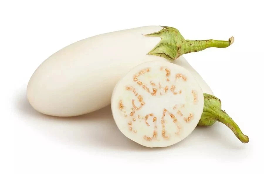 Casper White Eggplant Seeds - 100+ Heirloom Organic Non-GMO - Rare Gardening Seeds