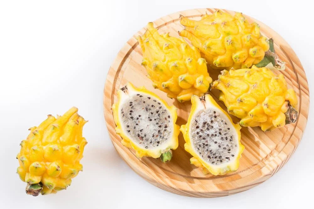 Yellow Dragon Fruit Seeds - 30 Rare Seeds for Planting - Hylocereus megalanthus - Exotic Garden Fruit