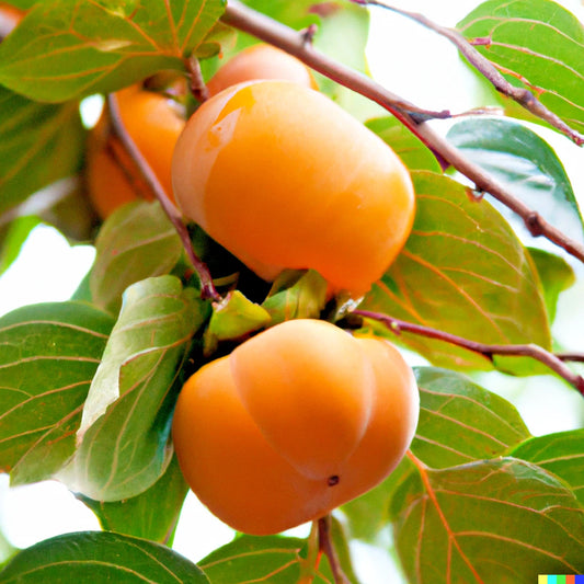 Japanese Persimmon Seeds - 5 Pack - Diospyros kaki - Edible Fruit Tree - Perfect for Home Gardens - FREE SHIPPING USA