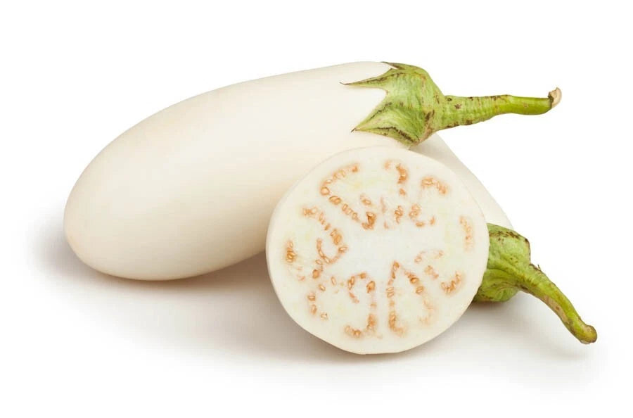 Casper White Eggplant Seeds - 100+ Heirloom Organic Non-GMO - Rare Variety - Perfect for Home Gardening