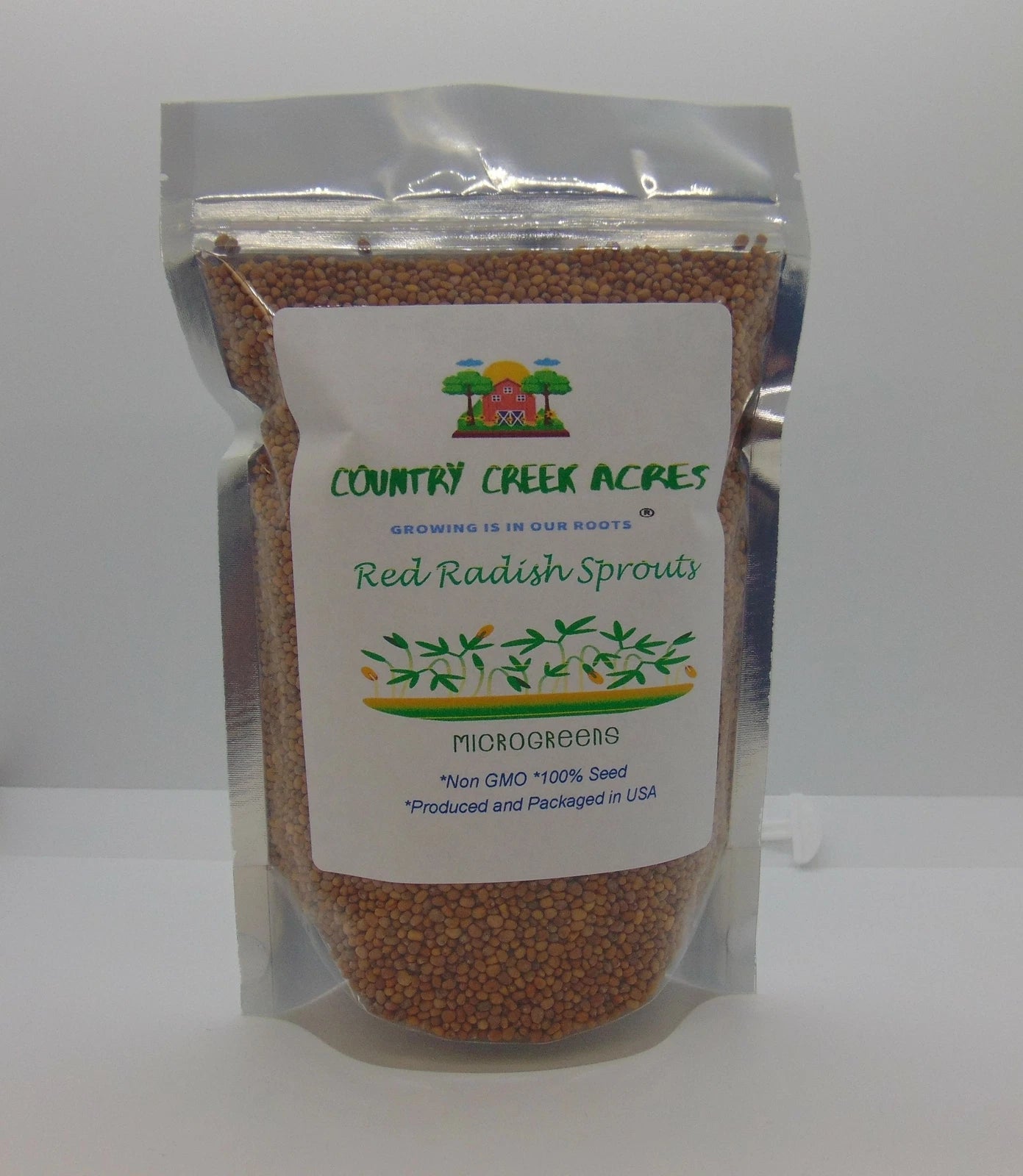 4 oz Organic Red Radish Seeds - Raphanus sativus, Non-GMO, Heirloom Gardening Supplies for Home Garden