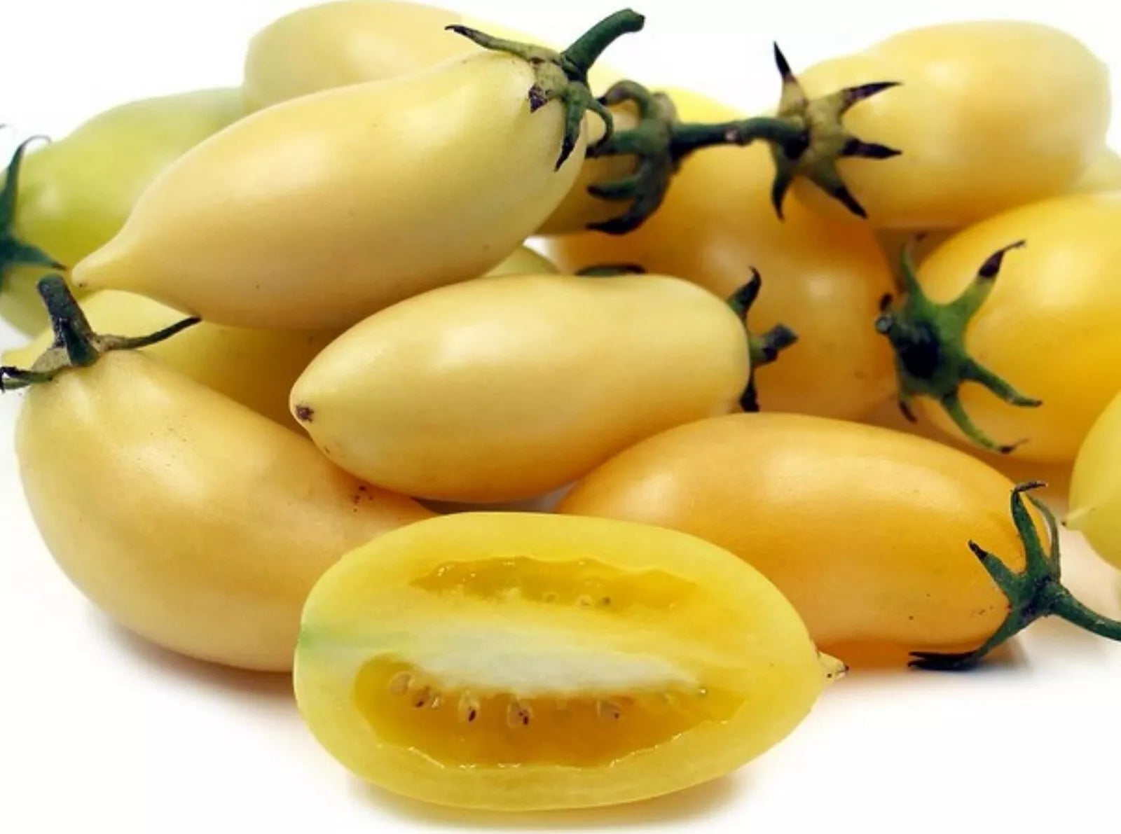 Cream Sausage Tomato Seeds - 10+ Heirloom Organic Non-GMO - Rare Variety - Perfect for Home Gardening