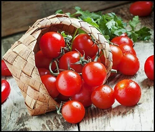 300 Garden Cherry Tomato Seeds for Planting, Heirloom Variety, Solanum lycopersicum