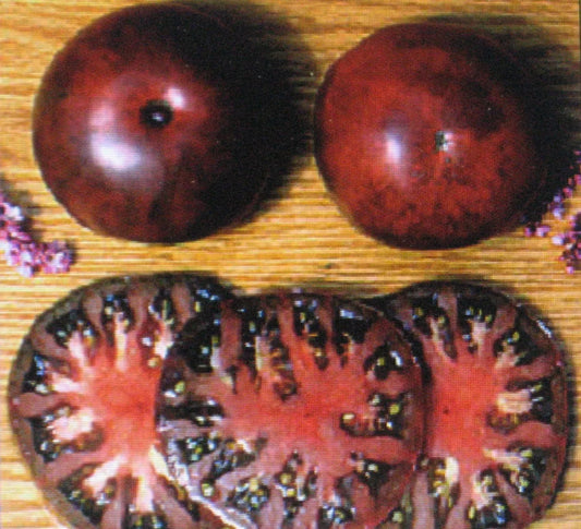 Bulk 50 Seeds Huge Gourmet Black Tomato - Sweetest Flavor - Heirloom Variety - Solanum lycopersicum
