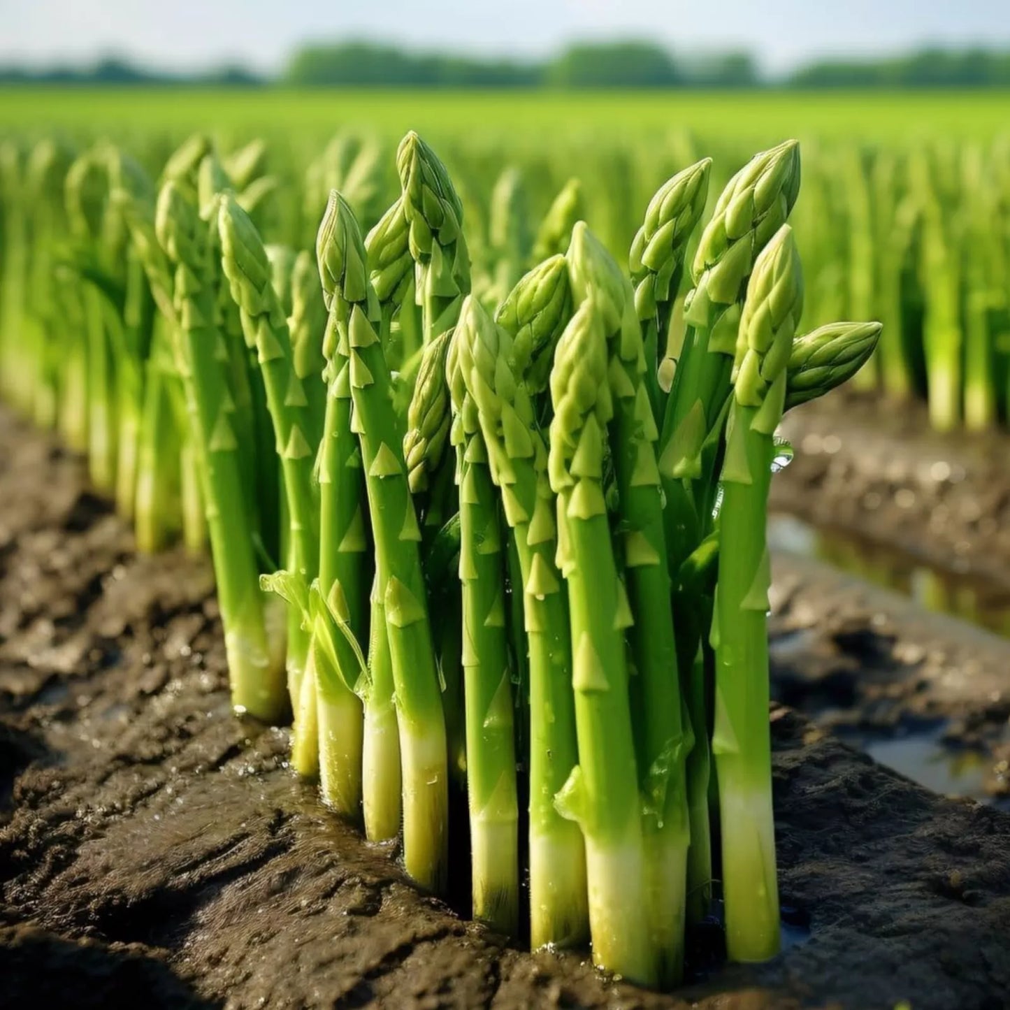 50pcs Mary Washington Asparagus Seeds - Heirloom, Open-Pollinated, Non-GMO - Asparagus officinalis