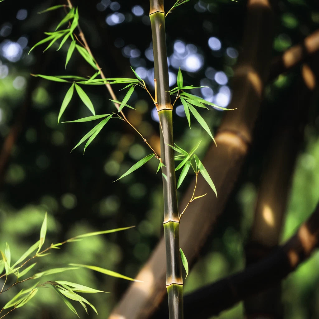 50 Bamboo Seeds - Clumping Privacy Plant Garden - "Red Temple" - Shade Screen - Perfect for Landscaping